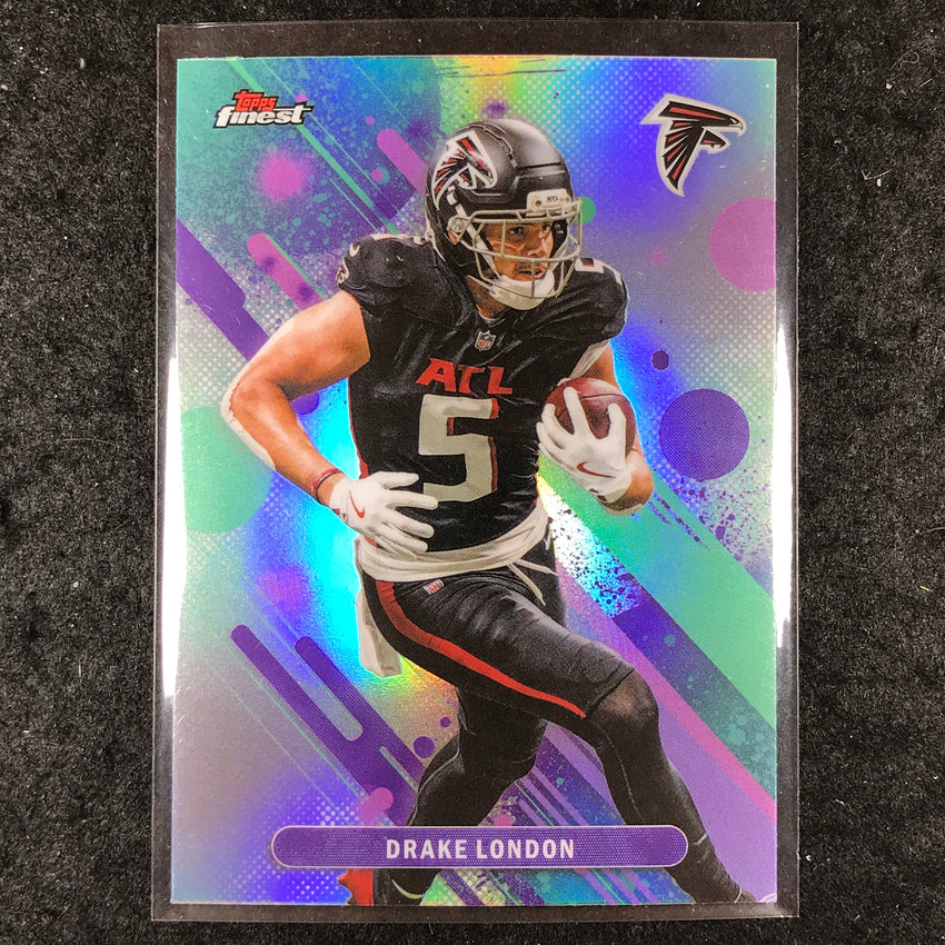 2025 Topps Finest NFL DRAKE LONDON Common Refractor #81