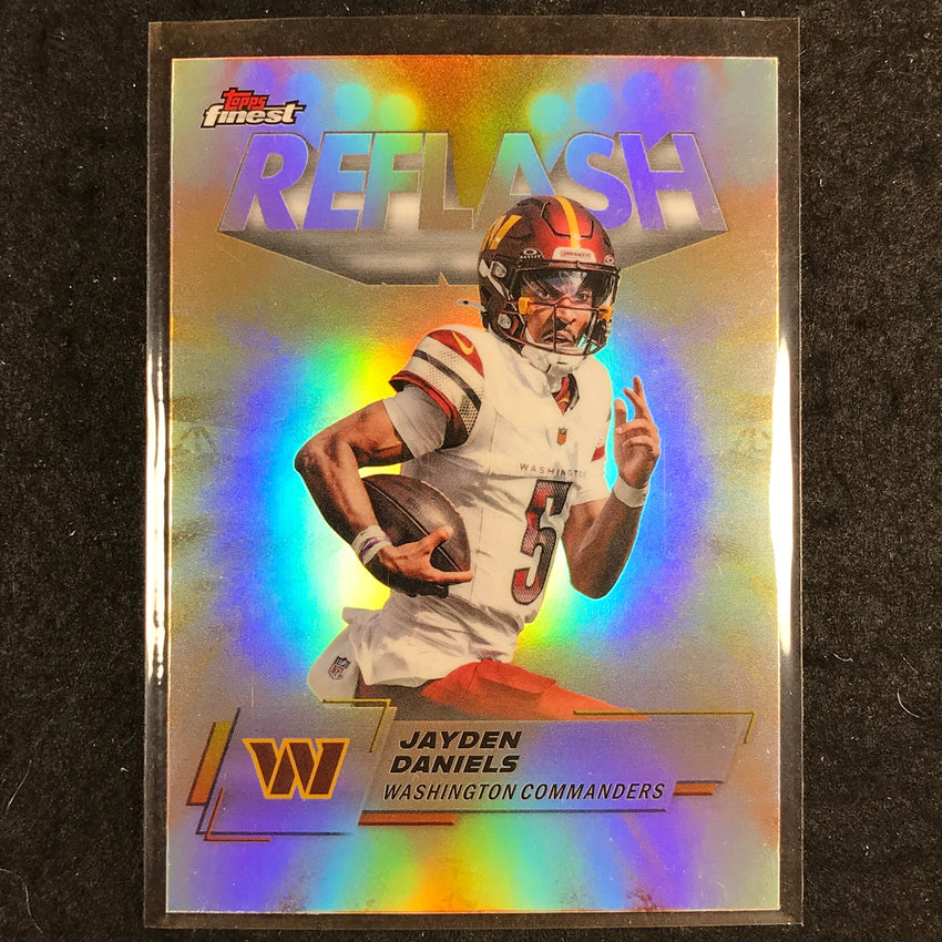 2025 Topps Finest NFL JAYDEN DANIELS Reflash Refractor #6