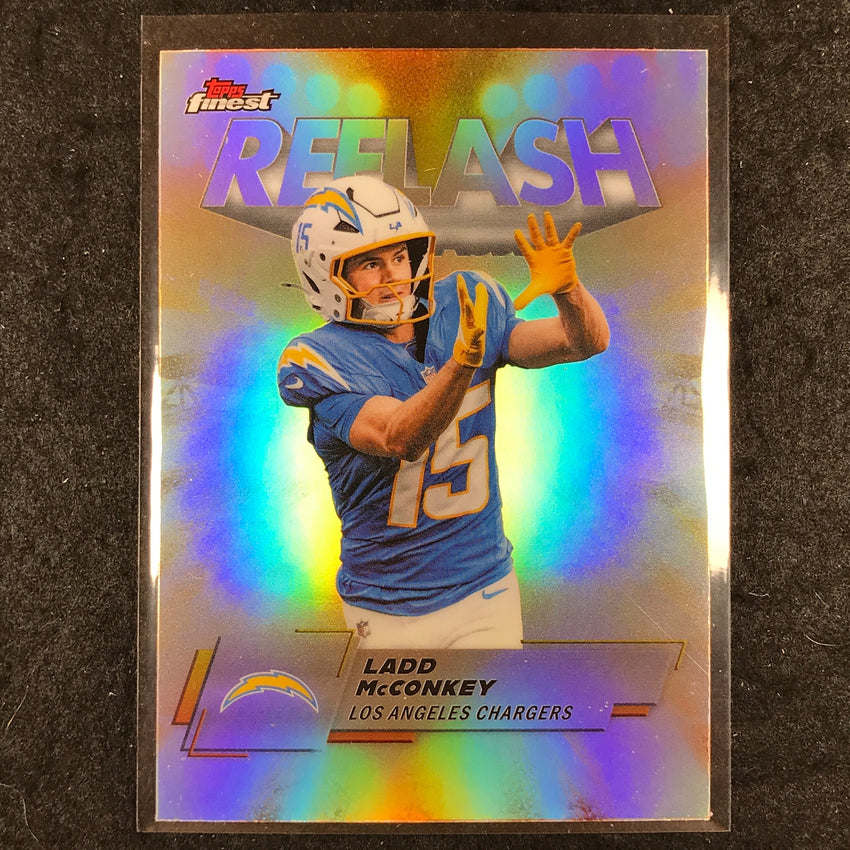 2025 Topps Finest NFL LADD MCCONKEY Reflash Refractor #15