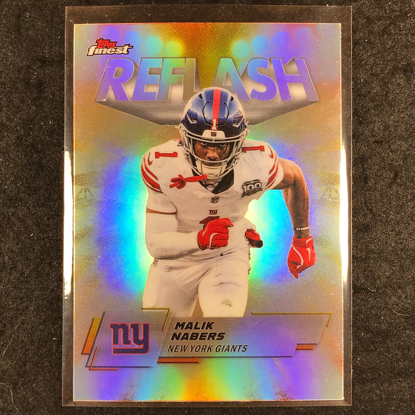 2025 Topps Finest NFL MALIK NABERS Reflash Refractor #16