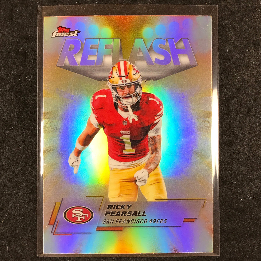 2025 Topps Finest NFL RICKY PEARSALL Reflash Refractor #17