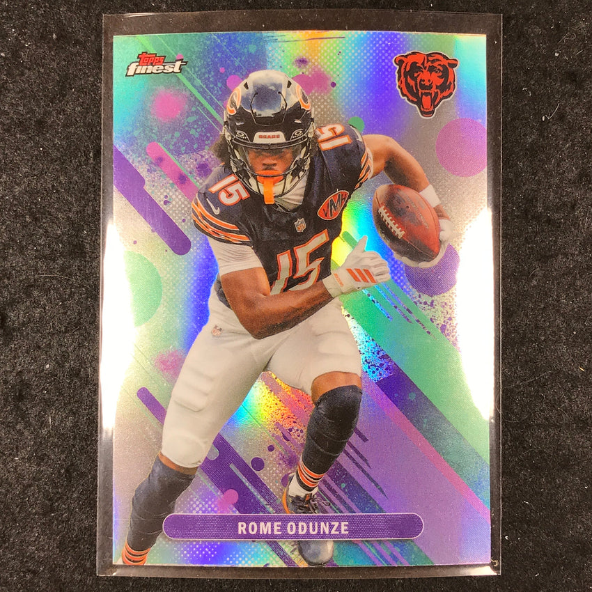 2025 Topps Finest NFL ROME ODUNZE Common Refractor #84