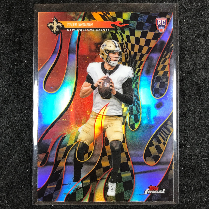 2025 Topps Finest NFL TYLER SHOUGH Torchers Rookie Refractor #3