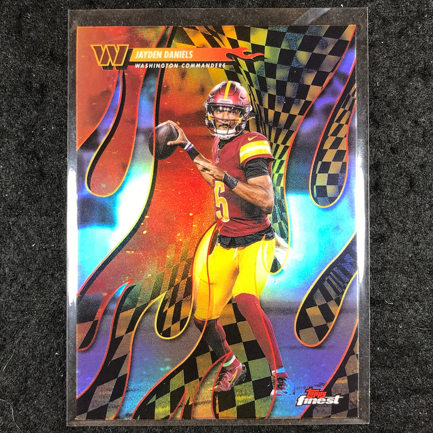 2025 Topps Finest NFL JAYDEN DANIELS Torchers Refractor #30