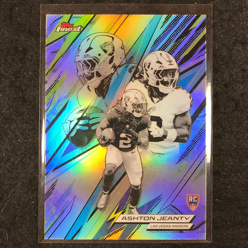 2025 Topps Finest NFL ASHTON JEANTY Power Kings Rookie Refractor #3