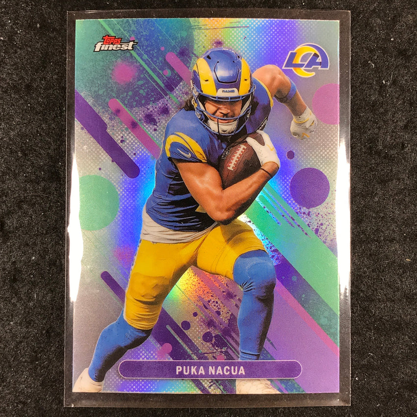 2025 Topps Finest NFL PUKA NACUA Common Refractor #89