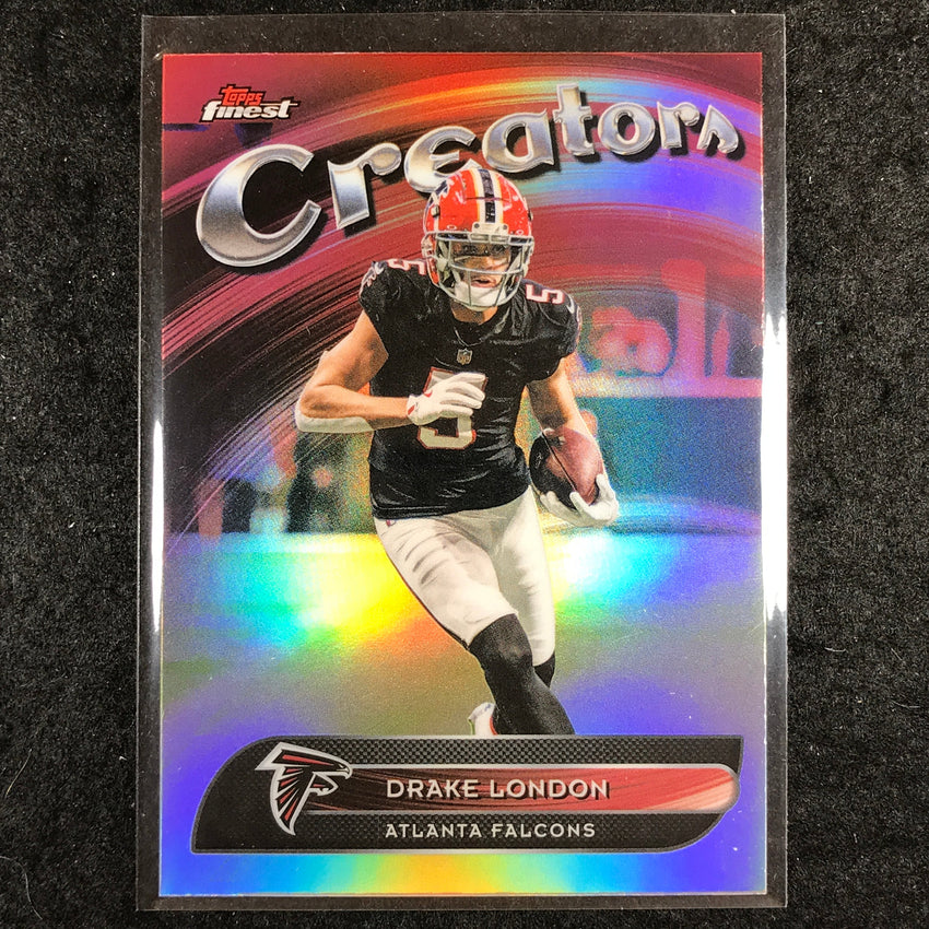 2025 Topps Finest NFL DRAKE LONDON Creators Refractor #2