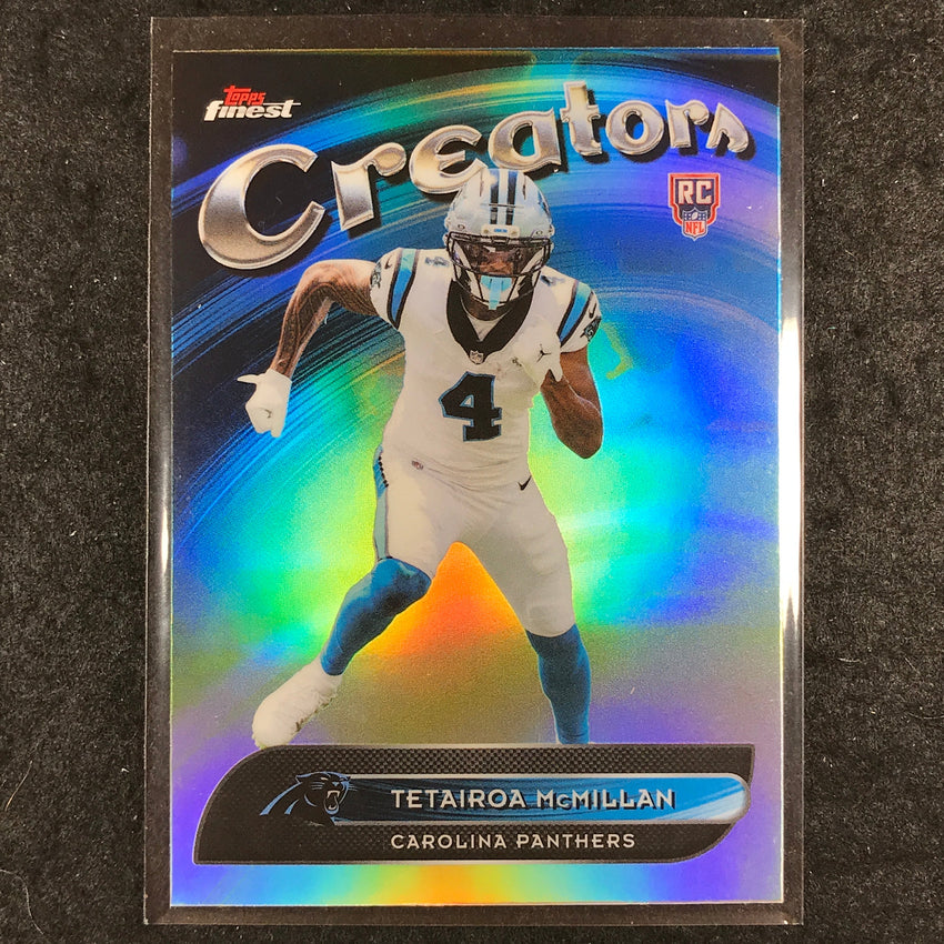 2025 Topps Finest NFL TETAIROA MCMILLAN Creators Rookie Refractor #5