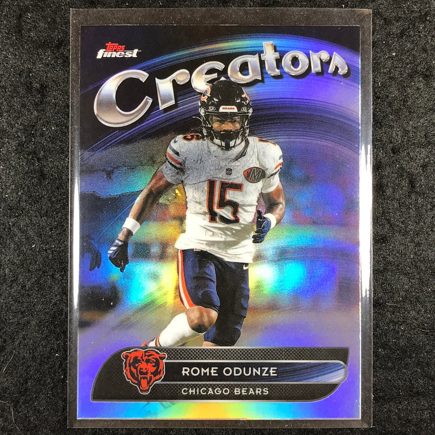 2025 Topps Finest NFL ROME ODUNZE Creators Refractor #6