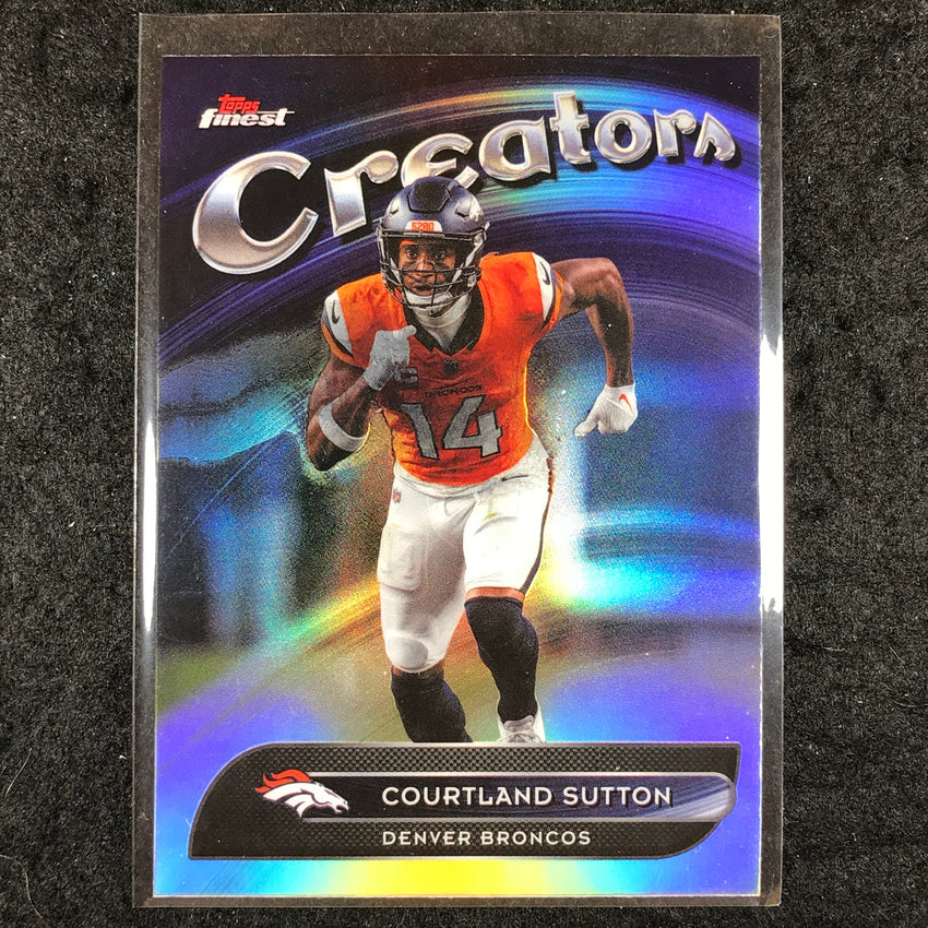 2025 Topps Finest NFL COURTLAND SUTTON Creators Refractor #9