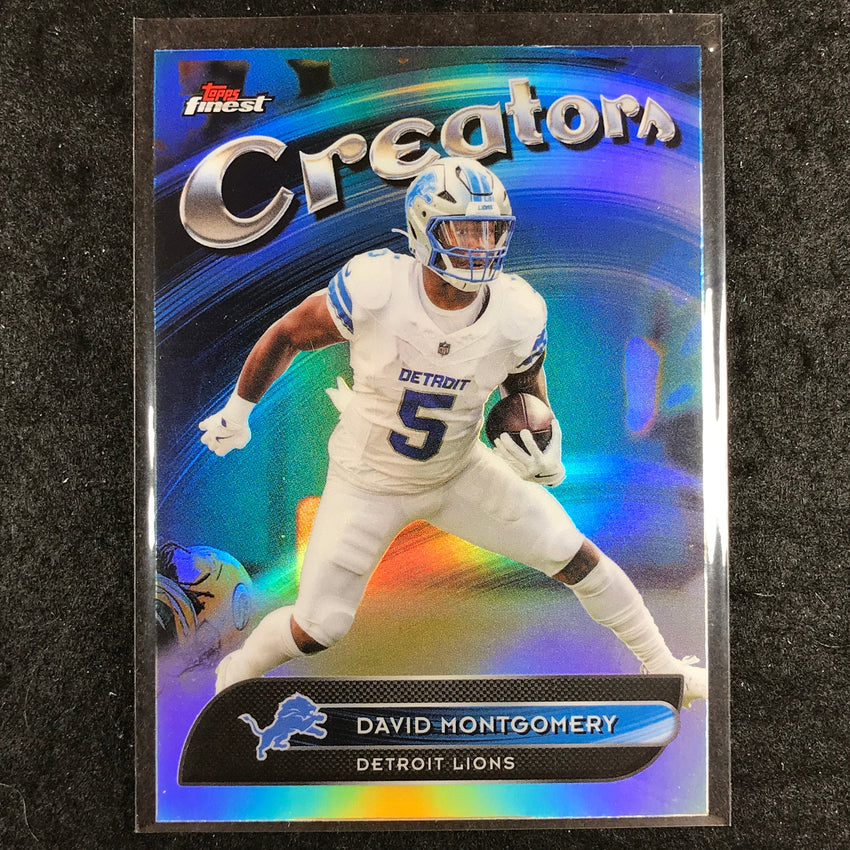 2025 Topps Finest NFL DAVID MONTGOMERY Creators Refractor #10