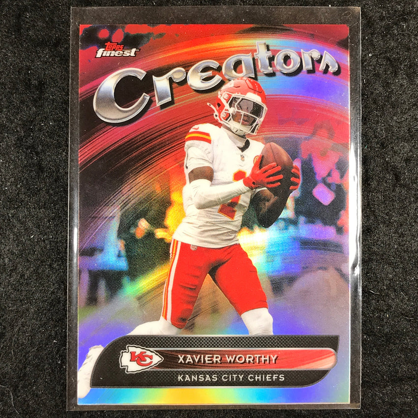 2025 Topps Finest NFL XAVIER WORTHY Creators Refractor #15