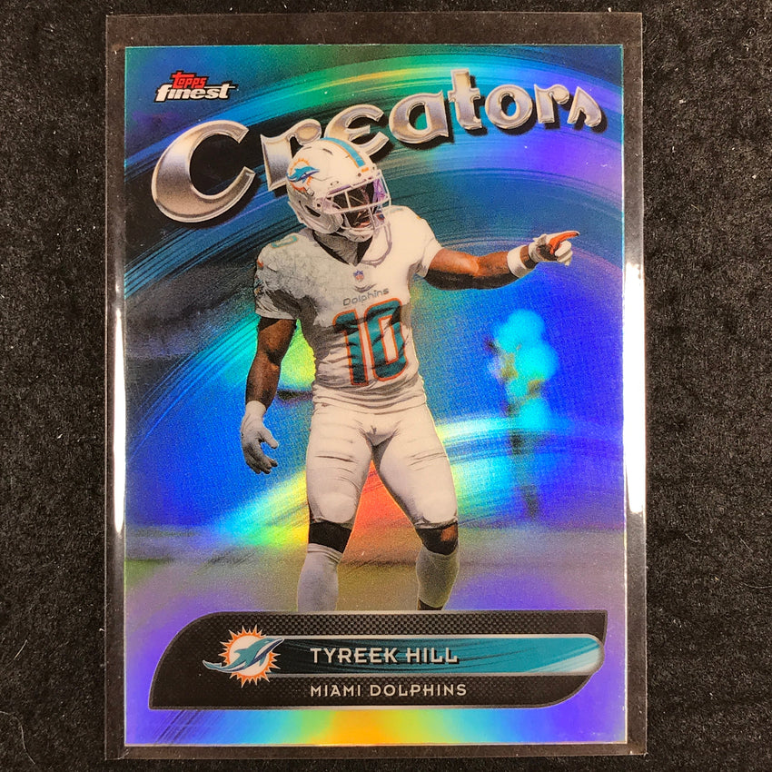 2025 Topps Finest NFL TYREEK HILL Creators Refractor #19