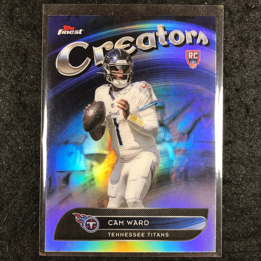 2025 Topps Finest NFL CAM WARD Creators Rookie Refractor #29