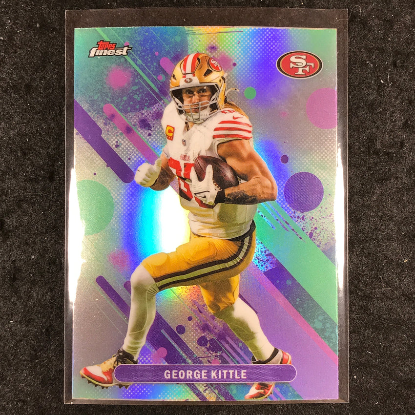 2025 Topps Finest NFL GEORGE KITTLE Common Refractor #96