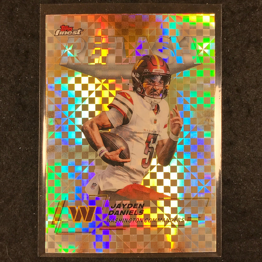 2025 Topps Finest NFL JAYDEN DANIELS Reflash X-Fractor #6