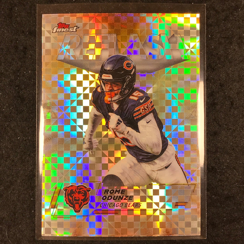 2025 Topps Finest NFL ROME ODUNZE Reflash X-Fractor #12