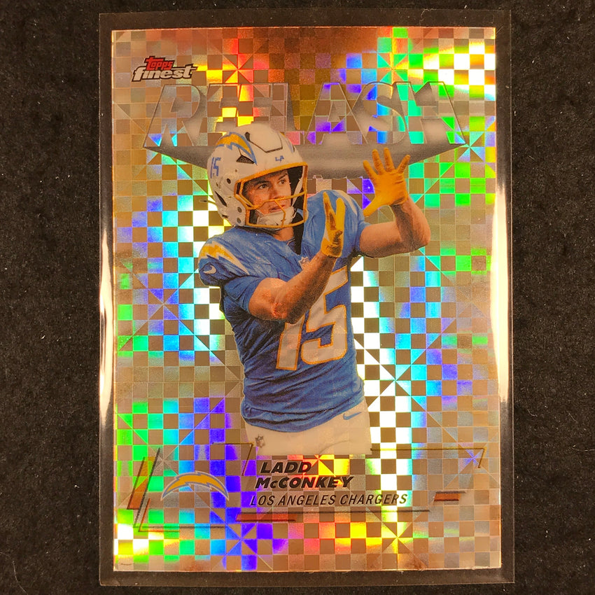 2025 Topps Finest NFL LADD MCCONKEY Reflash X-Fractor #15