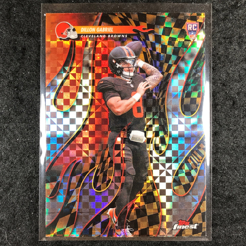 2025 Topps Finest NFL DILLON GABRIEL Torchers Rookie X-Fractor #1