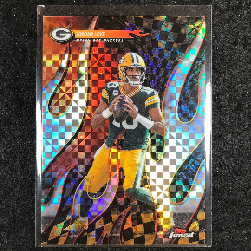 2025 Topps Finest NFL JORDAN LOVE Torchers X-Fractor #17