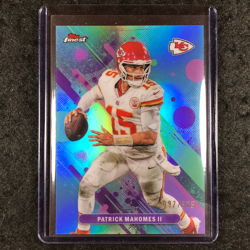 2025 Topps Finest NFL PATRICK MAHOMES II Common Sky Blue 97/325