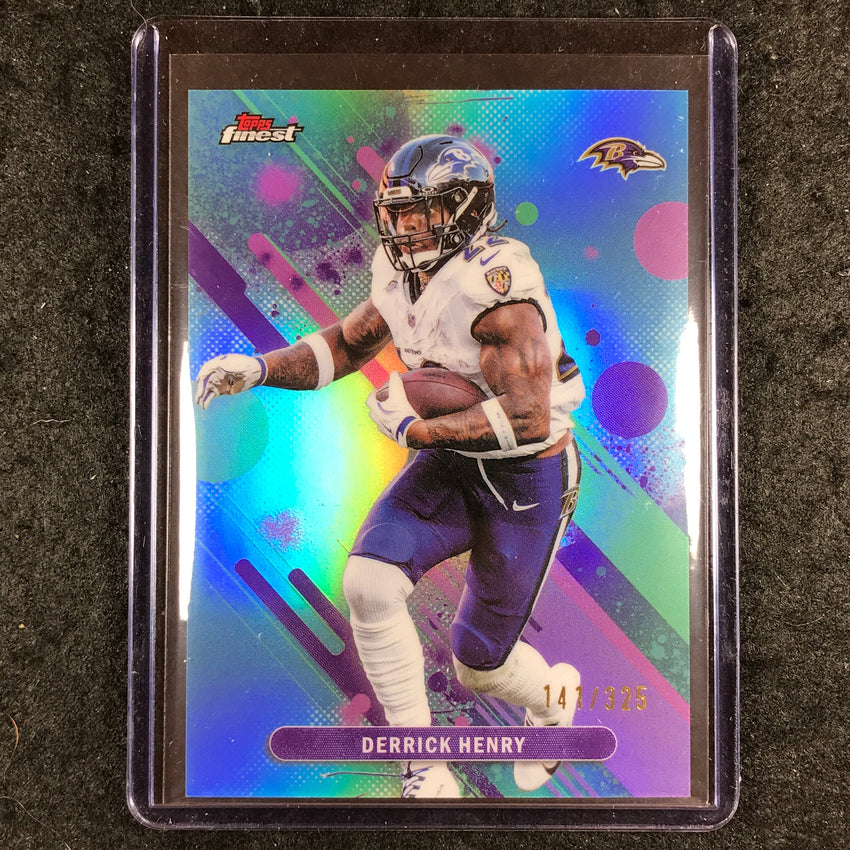 2025 Topps Finest NFL DERRICK HENRY Common Sky Blue 141/325