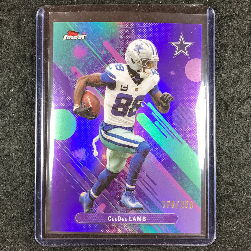 2025 Topps Finest NFL CEEDEE LAMB Common Purple 178/250