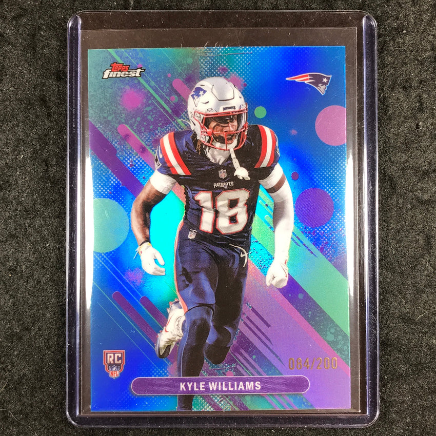 2025 Topps Finest NFL KYLE WILLIAMS Common Rookie Blue 84/200