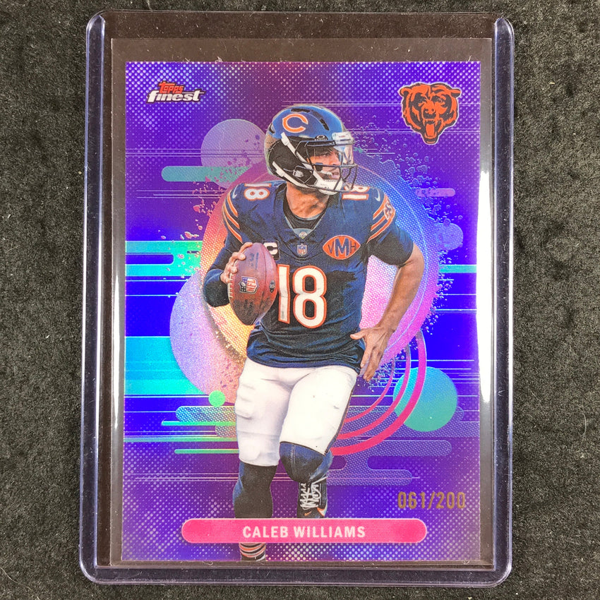 2025 Topps Finest NFL CALEB WILLIAMS Uncommon Purple 61/200
