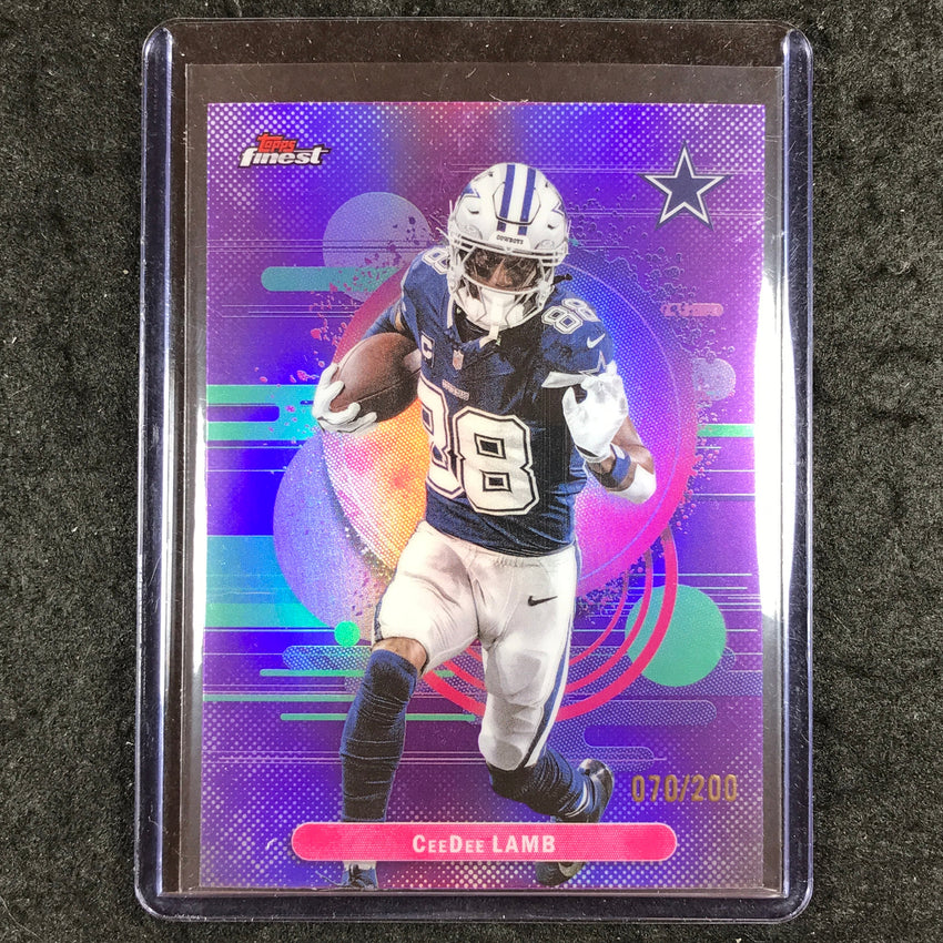 2025 Topps Finest NFL CEEDEE LAMB Uncommon Purple 70/200
