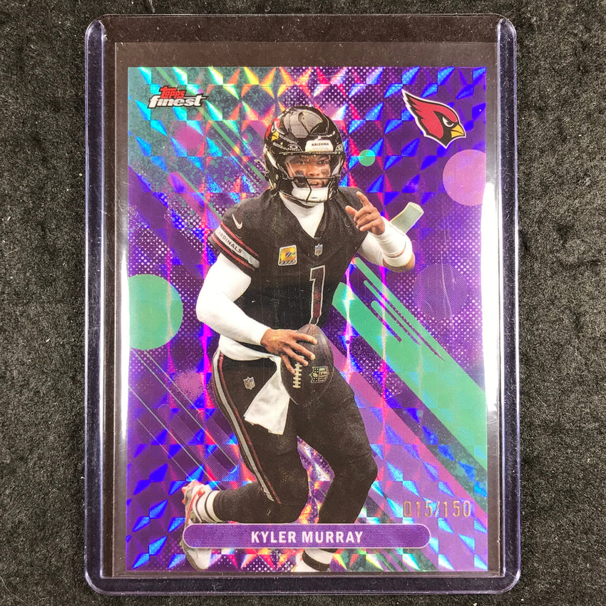 2025 Topps Finest NFL KYLER MURRAY Common Purple Geometric 15/150