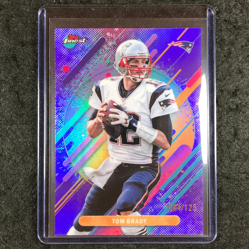 2025 Topps Finest NFL TOM BRADY Rare Purple 4/125