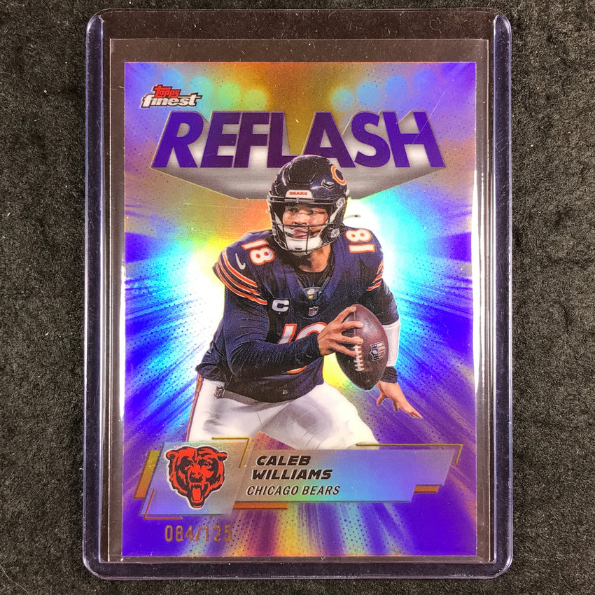 2025 Topps Finest NFL CALEB WILLIAMS Reflash Purple 84/125