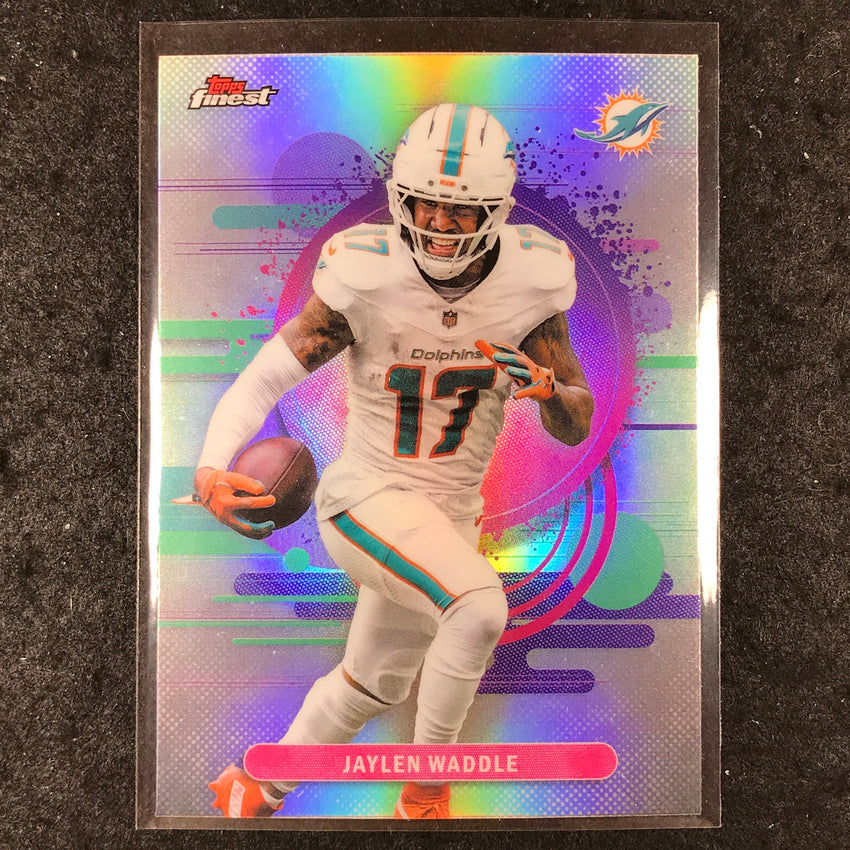 2025 Topps Finest NFL JAYLEN WADDLE Uncommon Refractor #171