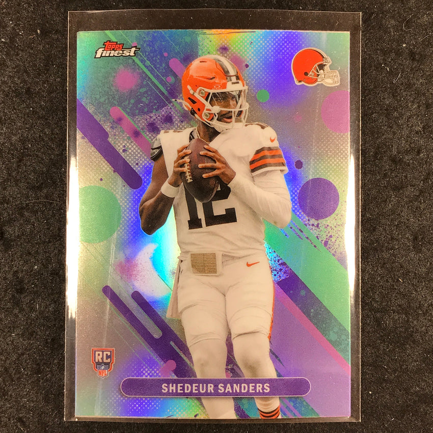 2025 Topps Finest NFL SHEDEUR SANDERS Rookie Common Refractor #6