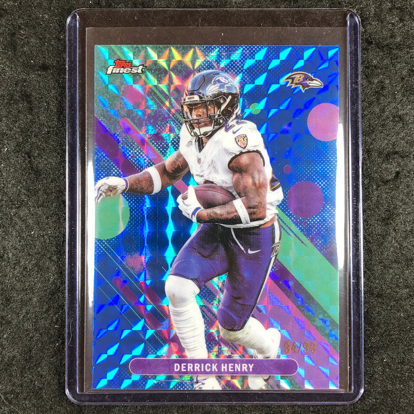 2025 Topps Finest NFL DERRICK HENRY Common Blue Geometric 94/99