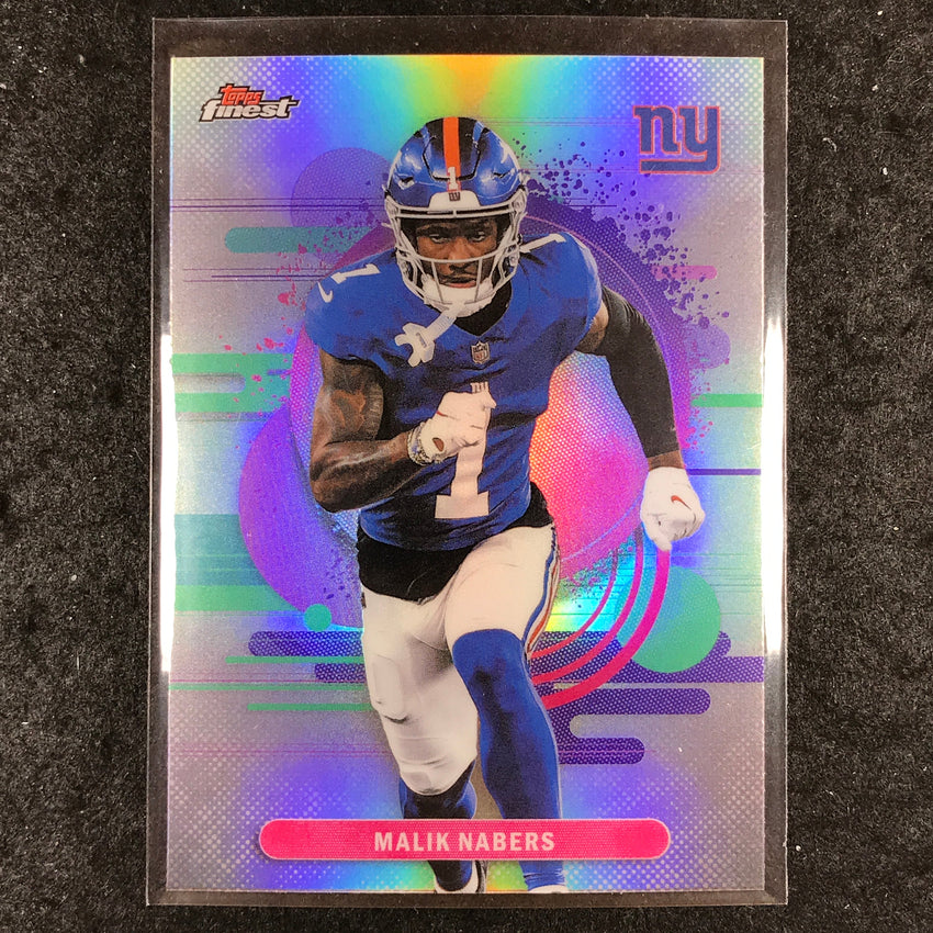 2025 Topps Finest NFL MALIK NABERS Uncommon Refractor #175