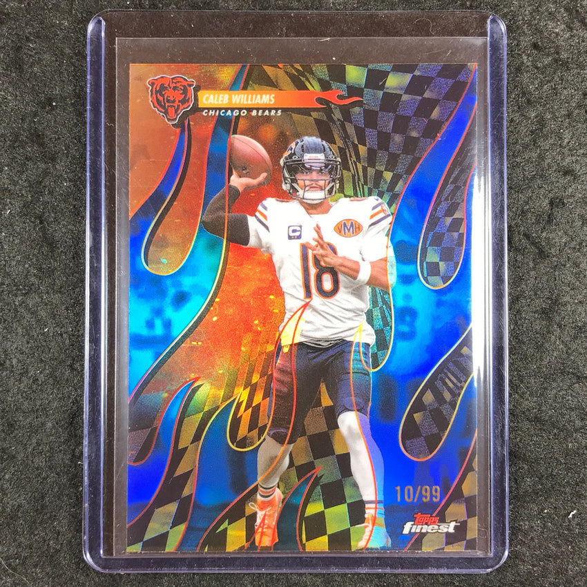 2025 Topps Finest NFL CALEB WILLIAMS Torchers Blue 10/99
