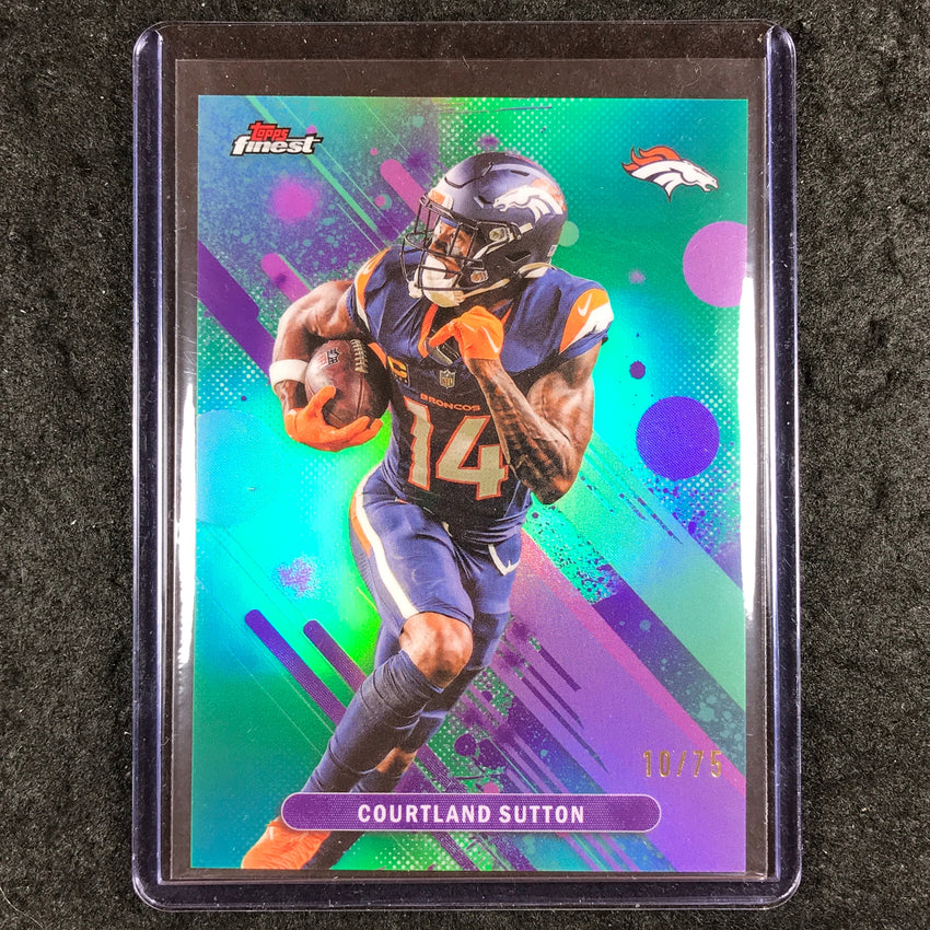 2025 Topps Finest NFL COURTLAND SUTTON Common Green 10/75