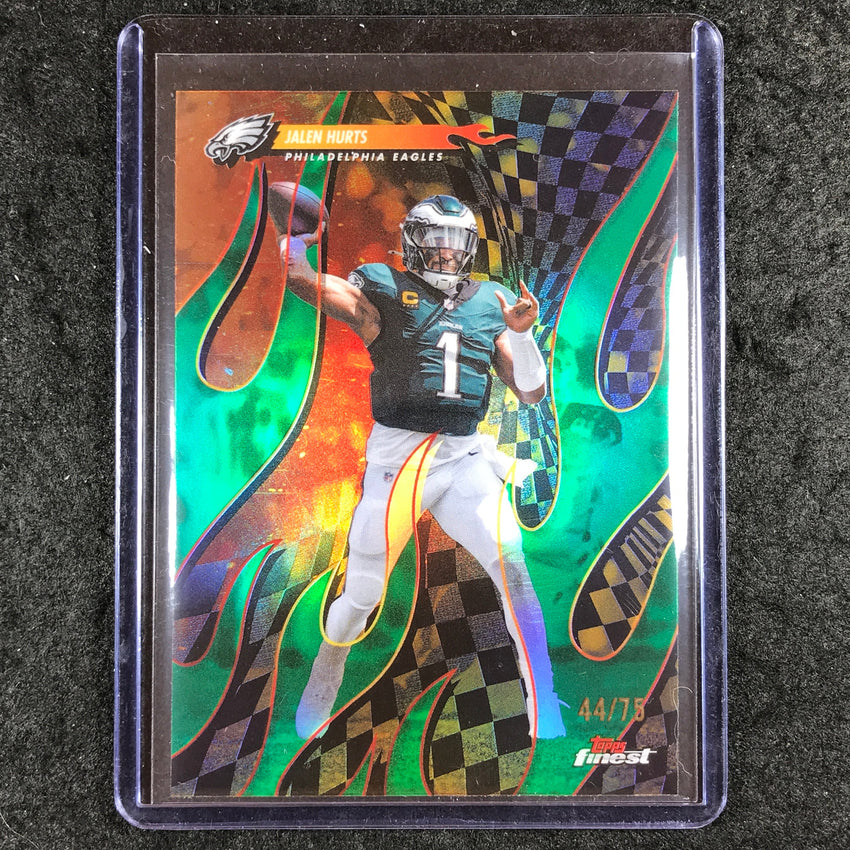 2025 Topps Finest NFL JALEN HURTS Torchers Green 44/75