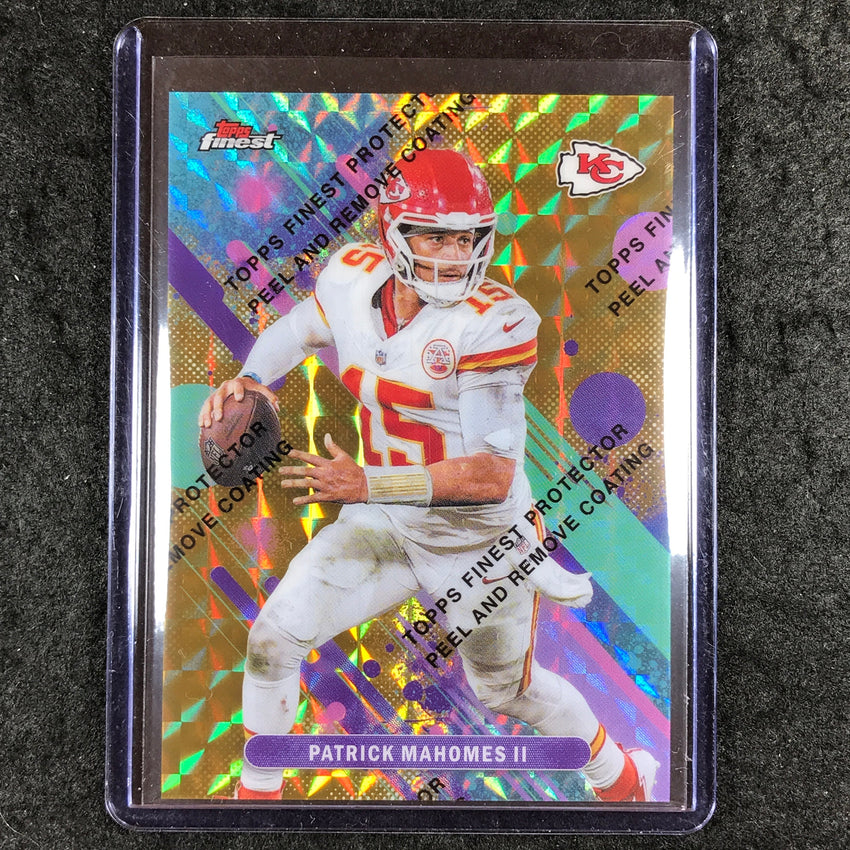2025 Topps Finest NFL PATRICK MAHOMES II Common Gold Geometric 20/50