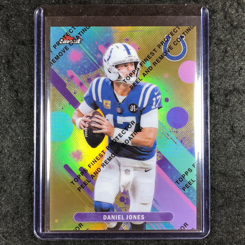 2025 Topps Finest NFL DANIEL JONES Common Gold 15/50