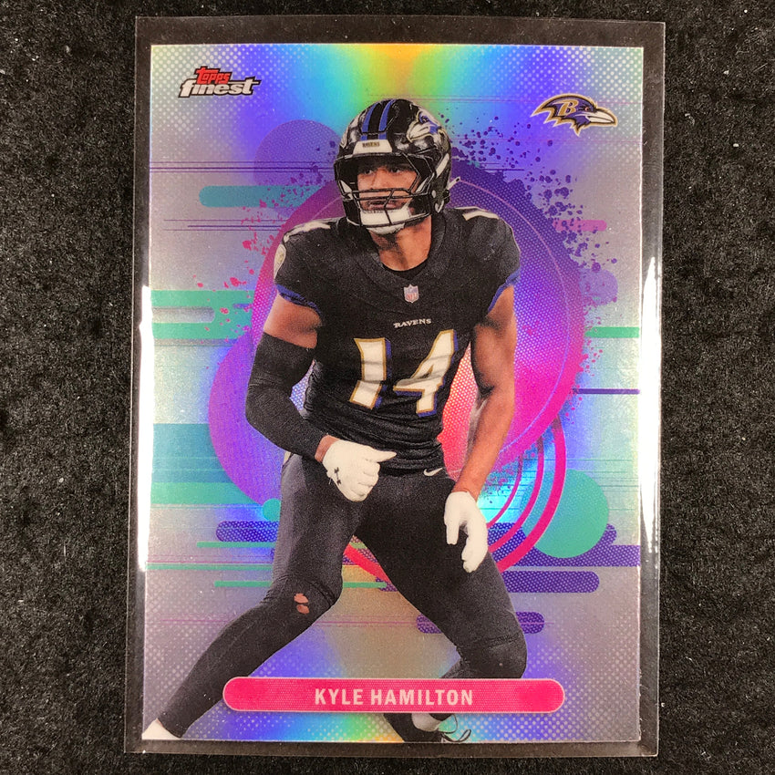 2025 Topps Finest NFL KYLE HAMILTON Uncommon Refractor #196