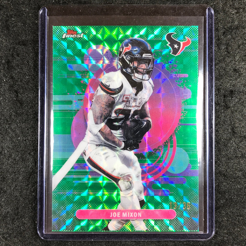 2025 Topps Finest NFL JOE MIXON Uncommon Green Geometric 13/35