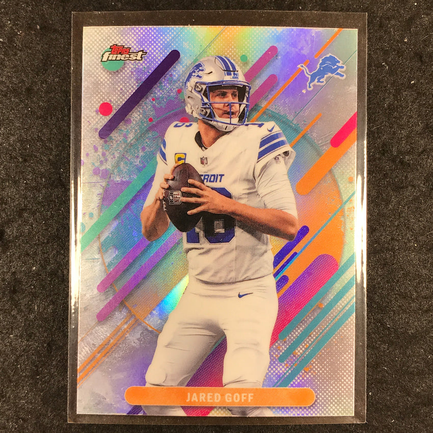 2025 Topps Finest NFL JARED GOFF Rare Refractor #232