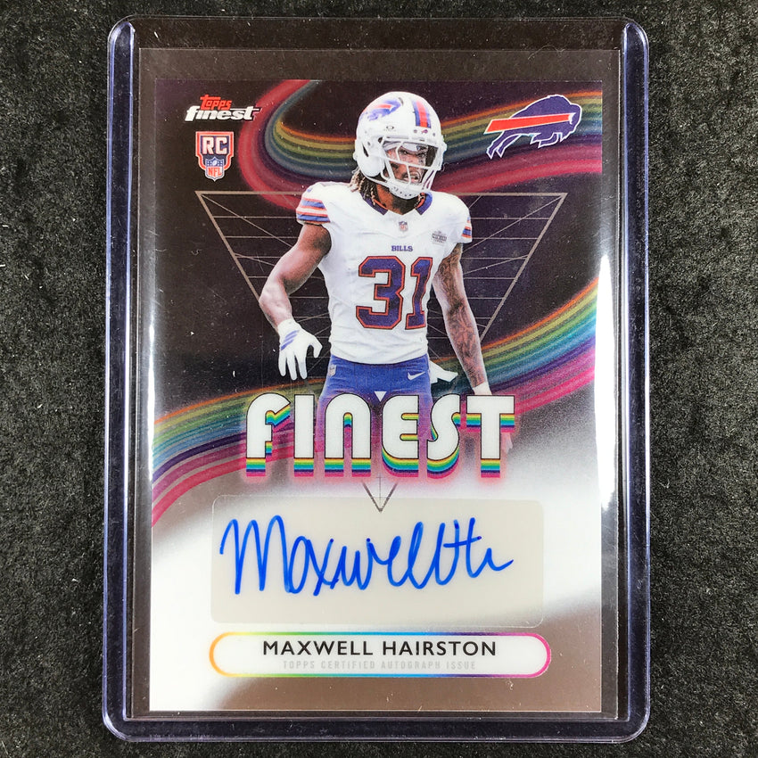 2025 Topps Finest NFL MAXWELL HAIRSTON Rookie Finest Auto Base #MH