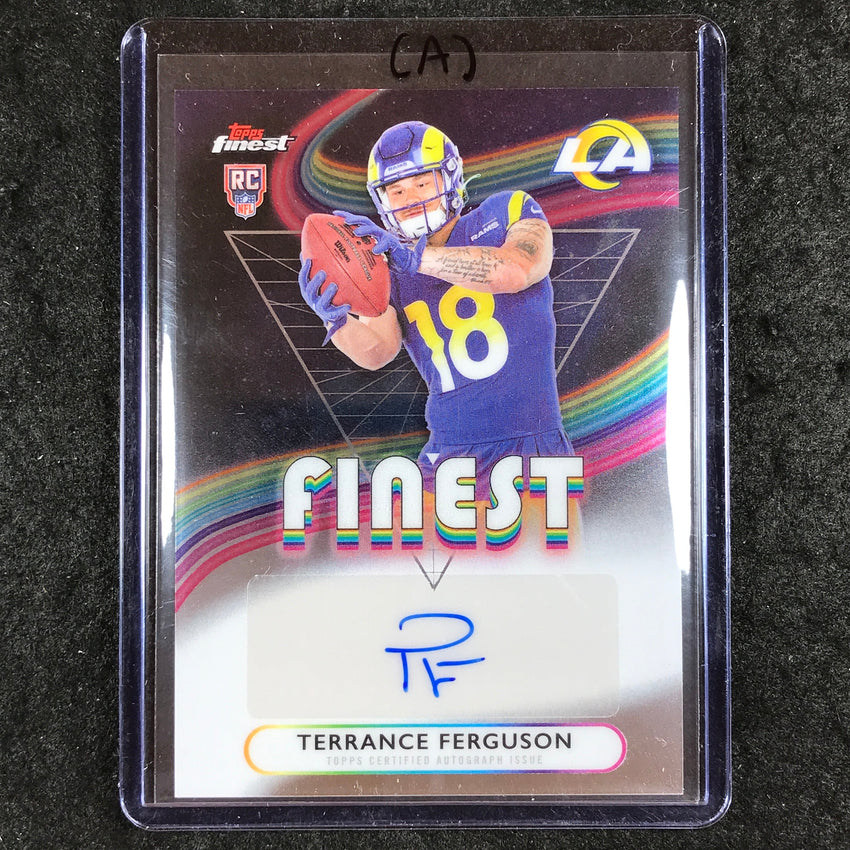 2025 Topps Finest NFL TERRANCE FERGUSON Rookie Finest Auto Base #TF (A)