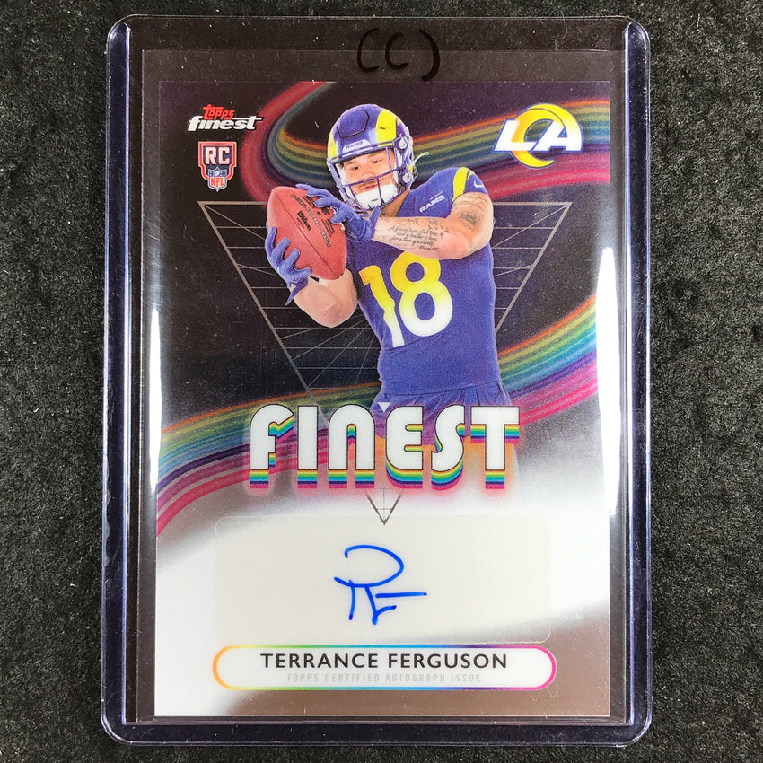 2025 Topps Finest NFL TERRANCE FERGUSON Rookie Finest Auto Base #TF (C)