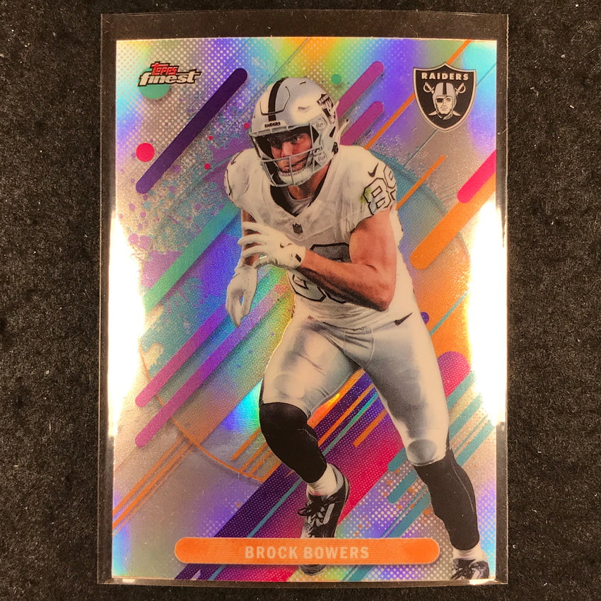2025 Topps Finest NFL BROCK BOWERS Rare Refractor #277