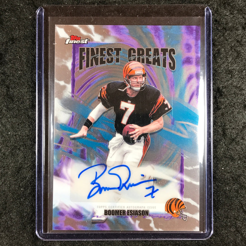 2025 Topps Finest NFL BOOMER ESIASON Finest Greats Auto Base #BE